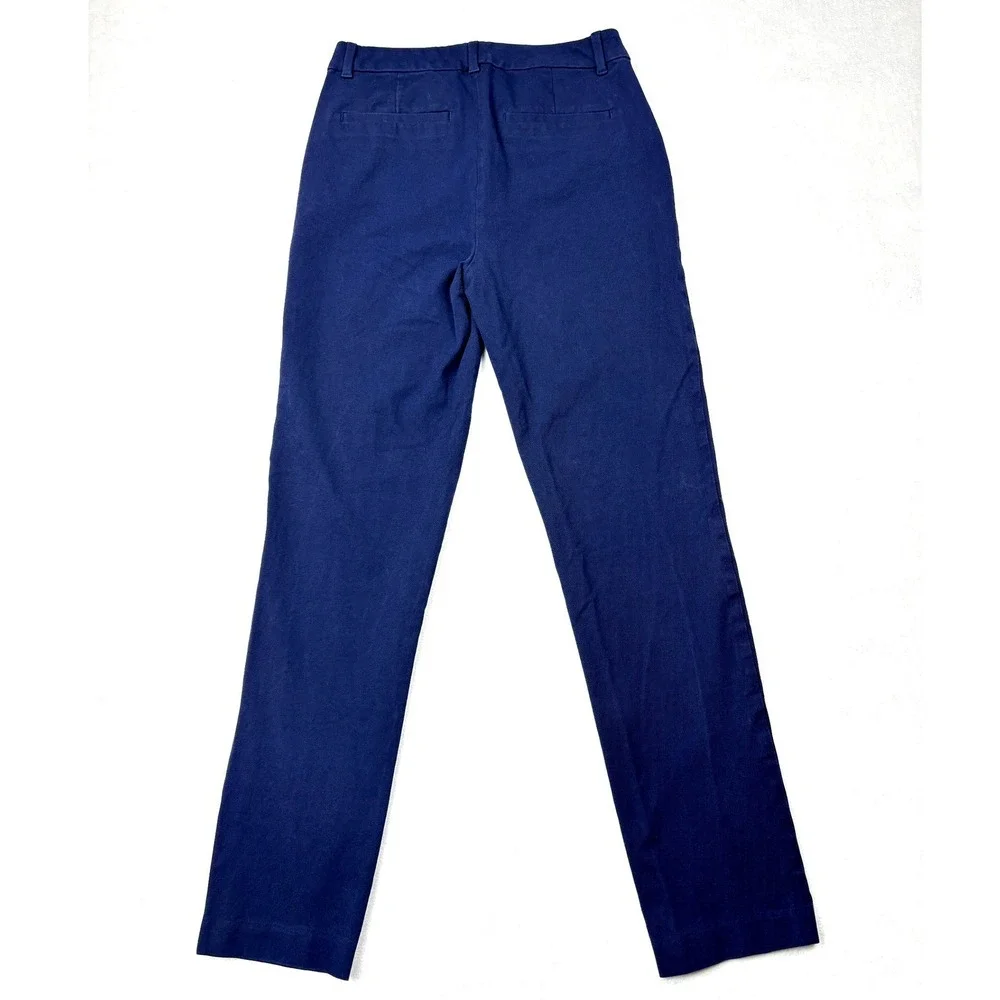 Gap‎ Bi-Stretch Slim Ankle Pants Navy Blue Womens 6 Tall Slim Ankle Work Pants